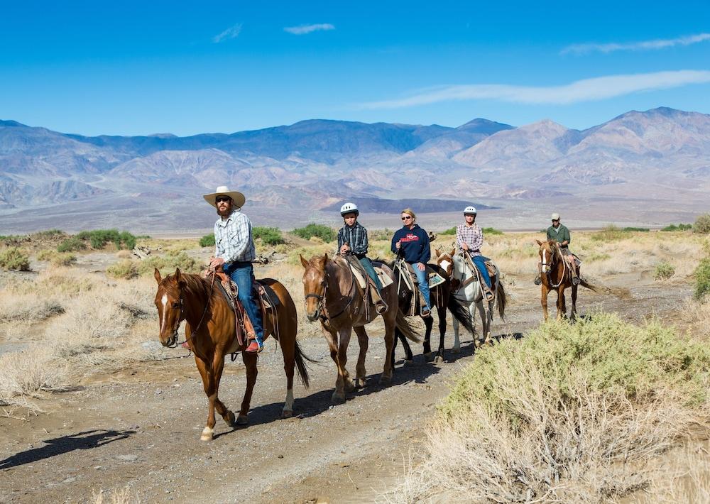 The Inn At Death Valley Indian Village Exterior foto Horseback riders on the Old Spanish Trail